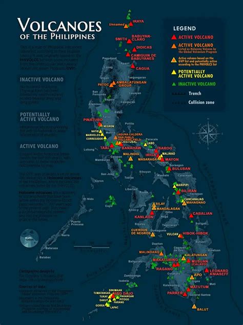 philippine volcanoes map|Volcanoes of the Philippines, Facts & Information.